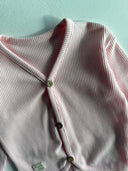 Unisex Button Detailed Baby Cardigan