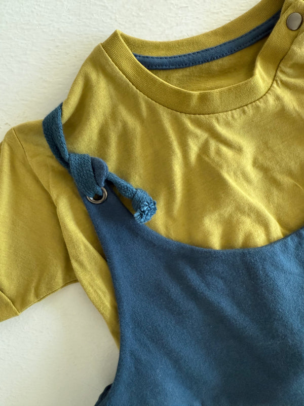 Mädchen-Latzkleid mit T-Shirt | RG Brand | 6 Monate–4 Jahre | RG165