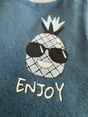 فستان وزرة الفتاة تي شيرت