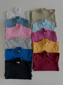 Kız ve Erkek Çocuk Boğazlı Yarım Balıkçı Badi – 3-9 Yaş | Likralı Uzun Kollu