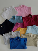 Kız ve Erkek Çocuk Boğazlı Yarım Balıkçı Badi – 3-9 Yaş | Likralı Uzun Kollu