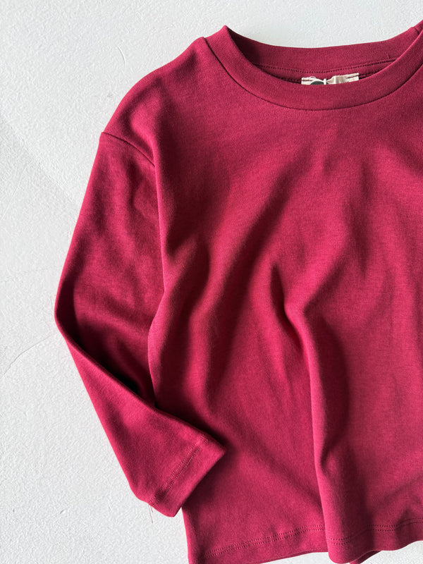 Kız Ve Erkek Çocuk Pamuk Basic Uzun Kollu Tişört | RG Brand | RG1703