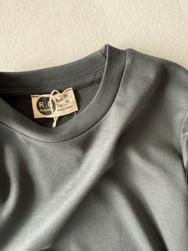 Kız Ve Erkek Çocuk Pamuk Basic Uzun Kollu Tişört | RG Brand | RG1703
