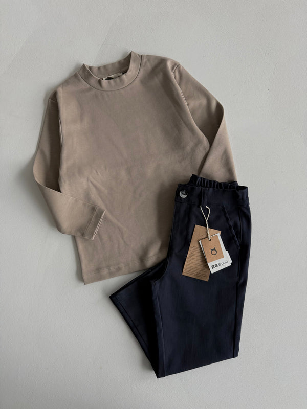 Kız Ve Erkek Çocuk Pamuk Basic Uzun Kollu Tişört | RG Brand | RG1703