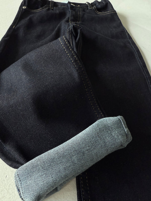 Kids' Stretch Denim Trousers | Ages 3–9 | Dark Blue | Straight Fit | RG Brand | RG1725