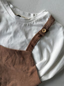 Kız Çocuk Kadife Salopet Elbise – Çift Cepli, Kışlık Günlük Tulum Elbise