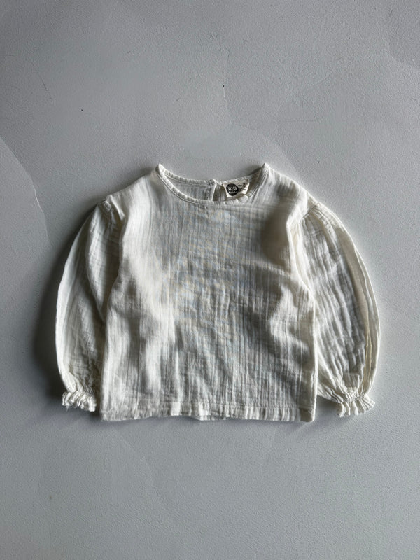 Girls' Muslin Blouse | Long Sleeves | Loose Fit | Cotton Muslin Shirt | RG1733 
