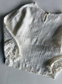 Kız Çocuk Müslin Bluz | Uzun Kollu | Bol Kesim | Pamuklu Müslin Gömlek