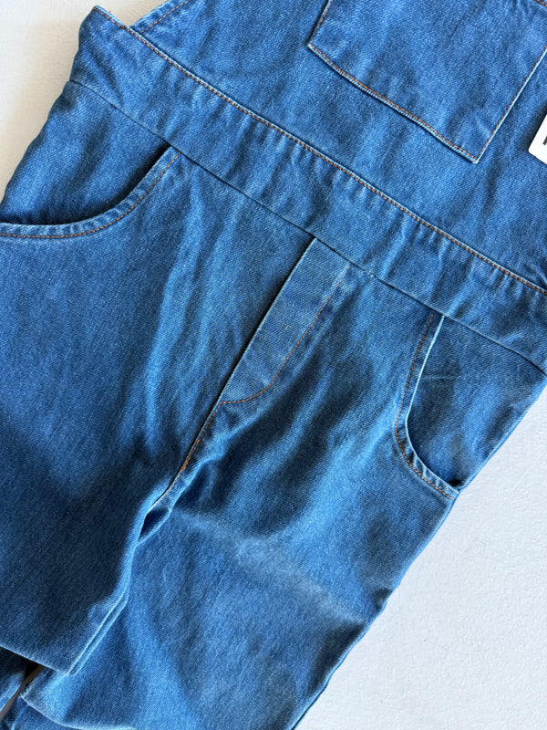 Jeans-Latzhose für Mädchen und Jungen | 3–9 Jahre | Blau, Dunkelblau | 100 % Baumwolle | RG Brand | RG1737