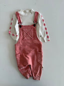 Unisex Salopetli Bebek Takimi 6 Ay 3 Yas - Rahat ve Esnek Tulum Seti