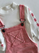 Unisex Salopetli Bebek Takimi 6 Ay 3 Yas - Rahat ve Esnek Tulum Seti