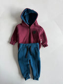 Baby Winter Zippered Cardigan-Tracksuit Set
