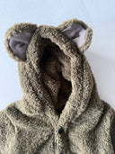 رومبير أطفال شتوي بغطاء للرأس مع تفاصيل الأذن