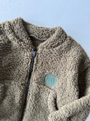 Baby-Unisex-Winter-Cardigan mit Reißverschluss und Taschen