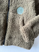 Baby-Unisex-Winter-Cardigan mit Reißverschluss und Taschen