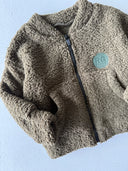 Baby-Unisex-Winter-Cardigan mit Reißverschluss und Taschen