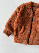 Baby-Unisex-Winter-Cardigan mit Reißverschluss und Taschen