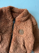 Baby-Unisex-Winter-Cardigan mit Reißverschluss und Taschen