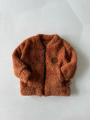 Baby-Unisex-Winter-Cardigan mit Reißverschluss und Taschen