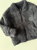 Baby-Unisex-Winter-Cardigan mit Reißverschluss und Taschen