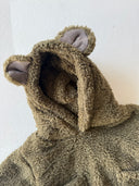 Baby Warm Hooded Winter Tracksuit Set with Ear Detail