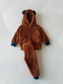 Baby Warm Hooded Winter Tracksuit Set with Ear Detail