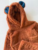 Baby Warm Hooded Winter Tracksuit Set with Ear Detail