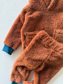 Baby Warm Hooded Winter Tracksuit Set with Ear Detail