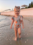 Kız Bebek Tam Likralı Çabuk Kuruyan Mayo Seti | RG Brand | 6 Ay–4 Yaş | RG281