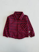 Baby Plaid Patterned Shirt