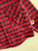 Baby Plaid Patterned Shirt