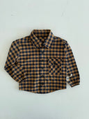 Baby Plaid Patterned Shirt