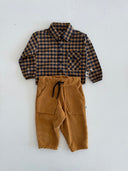 Baby Plaid Patterned Shirt