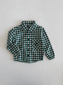 Baby Plaid Patterned Shirt