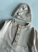 Baby Boy &amp; Girl Bamboo Romper and Beanie Set | Special Soft Fabric | RG brand