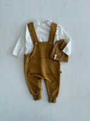 Baby Kangaroo Pocket Rompers and Beanie Set