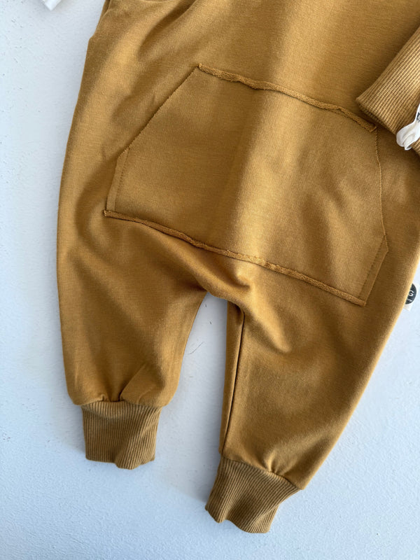 Baby Kangaroo-Pocket Jumpsuit and Beanie Set | 0–24 Months | RG Brand | RG304