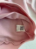 طقم فستان بأزرار أمامية ومطوي - رباط شعر مكون من قطعتين