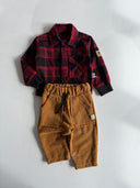 Baby Jaglon Detailed Lumberjack Shirt