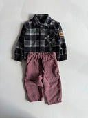 Baby Jaglon Detailed Lumberjack Shirt