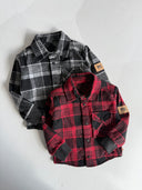Baby Jaglon Detailed Lumberjack Shirt