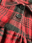 فستان حطاب بأزرار للأطفال وعصابة رأس