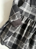 فستان حطاب بأزرار للأطفال وعصابة رأس