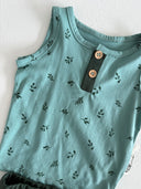 Baby Natural Printed Shorts and T-Shirt Set