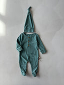 Organic Baby Rompers and Beanie
