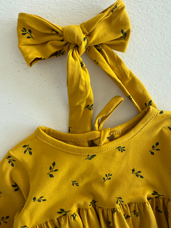 Baby Printed Dress & Hair Clip Set | RG321