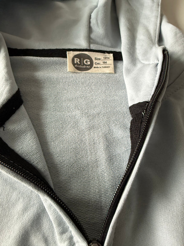 Genç Kapüşonlu Fermuarlı Sweatshirt | RG Brand | 9–15 Yaş | RG3285