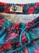 Gemusterte, schnell trocknende Badeshorts für Jugendliche