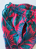 Gemusterte, schnell trocknende Badeshorts für Jugendliche