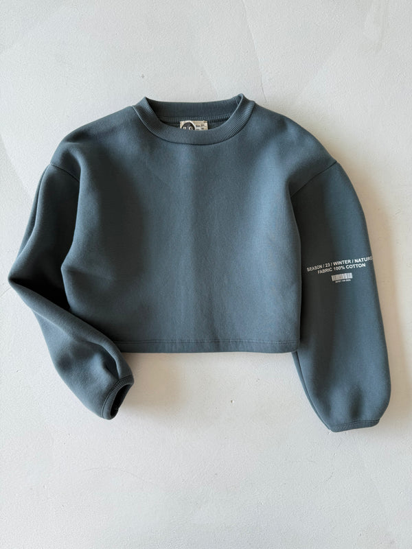 Genç Baskı Detaylı Sweatshirt | RG Brand | 9–15 Yaş | RG3308